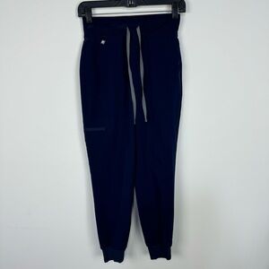 Figs Technical Collection Navy Blue Joggers Nurse Scrub Pants Healthcare
